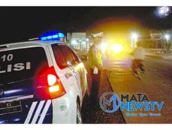 Polres Batubara Gelar Patroli Blue Light untuk Ciptakan Lalulintas Tertib dan Aman
