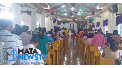 Pengamanan Kondusif, Polsubsektor Sei Suka Amankan Ibadah di Gereja HKBP Indrapura