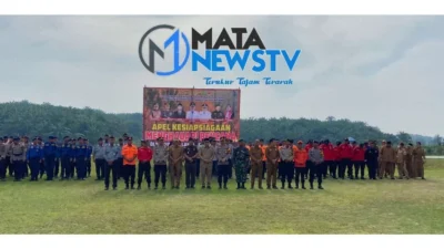 Lapas Kotapinang Ikuti Apel Kesiapsiagaan Bencana di Labuhanbatu Selatan