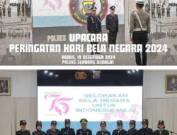 Wakapolres Serdang Bedagai Pimpin Upacara Hari Bela Negara ke-76 Tahun 2024