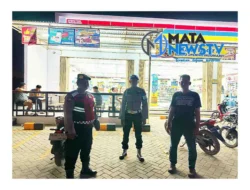 Polsek Medang Deras Gelar Patroli Malam Antisipasi Kejahatan dan Premanisme