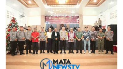 Polres Nias Selatan Gelar Perayaan Natal Bersama, Penuh Kehangatan dan Pesan Perdamaian