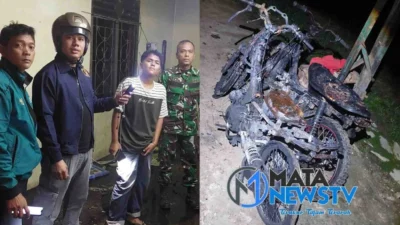 Kebakaran Tengah Malam Hanguskan Rumah dan Dua Motor di Batu Bara, Polisi Selidiki Penyebabnya