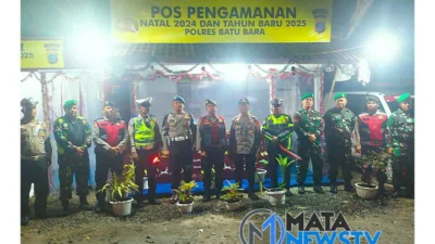 Polres Batu Bara Gelar Patroli Gabungan TNI-Polri untuk Amankan Perayaan Natal 2024