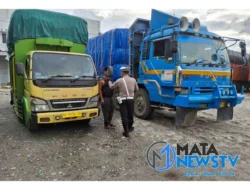 Satlantas Polres Pematang Siantar Tindak Tegas Truk yang Langgar Aturan Operasi Nataru 2024/2025