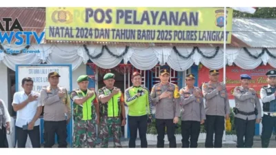Wakapolda Sumut Tinjau Pos Pam dan Pos Yan Operasi Lilin Toba 2024 di Langkat