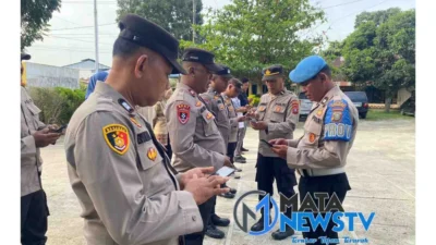 Polsek Indrapura Gelar Gaktibplin: Komitmen Tegas Berantas Judi Online