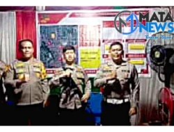 Kapolres Pelabuhan Belawan Pastikan Pos Pengamanan Operasi Lilin Toba 2024 Kondusif di Klambir V Kebun