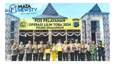 Kapolres Simalungun Dampingi Tim Itwasum Polri Tinjau Operasi Lilin Toba 2024 di Parapat,
