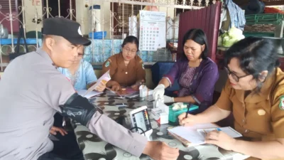 Polsek Siantar Marihat Hadiri Kegiatan POSBINDU di Kelurahan Sukamaju