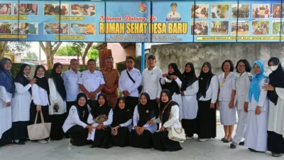 Kunjungan Dinas Kesehatan Kabupaten Bireuen ke Puskesmas Batang Kuis dan Desa Baru Kecamatan Batang Kuis