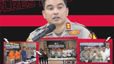 Refleksi Akhir Tahun 2024, Polres Batu Bara Paparkan Pencapaian dan Target Tahun 2025