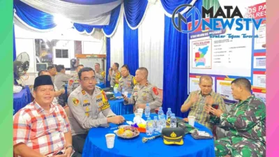 Polres Labuhanbatu Selatan Gelar Zoom Meeting Pemantauan Sitkamtibmas Malam Pergantian Tahun Baru 2025