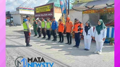 Apel Pagi di Pos Pam 3 Durian Berlangsung Lancar dan Kondusif