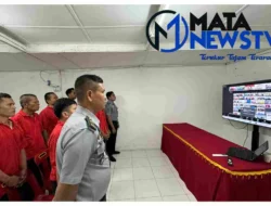 Lapas Kotapinang mengikuti Ibadah Natal secara serentak di seluruh Indonesia melalui platform virtual Zoom untuk Warga Binaan Kristiani