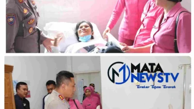 Kapolres Pematangsiantar Jenguk Kasi Propam dan Kanit Regident yang Sedang Dirawat di Rumah Sakit