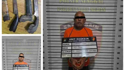 Polsek Medan Sunggal Tangkap Dua Pelaku Pembunuhan di Desa Sukamaju Kurang dari 24 Jam
