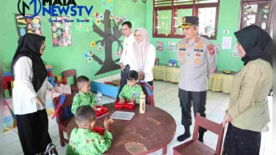 Polres Aceh Tenggara Lakukan Monitoring Program Makan Bergizi Gratis di TK Pembina Negeri Kutacane