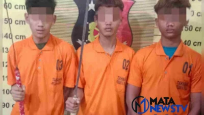 Polsek Hamparan Perak Tangkap Tiga Remaja Pelaku Begal dengan Sigap