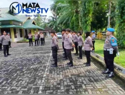 Polres Langkat Amankan Penetapan Pasangan Calon Terpilih Bupati dan Wakil Bupati