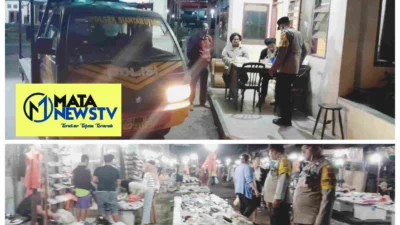Polres Pematangsiantar Lakukan Patroli Malam, Sambangi Warga untuk Jaga Kamtibmas
