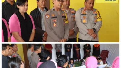 Kapolres Pematangsiantar Melayat ke Rumah Duka Almarhum AIPTU Jhon Edy Sipayung