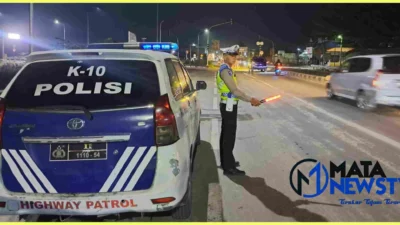 Polres Batu Bara Gelar Patroli Blue Light di Wilayah Rawan Kemacetan dan Kecelakaan