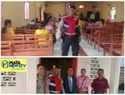 Polsek Medang Deras Gelar Patroli untuk Amankan Ibadah di Gereja GPdI Seibuah Keras