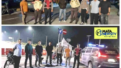 Polsek Medang Deras Gelar Patroli Malam Antisipasi Kejahatan dan Premanisme