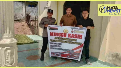Bhabinkamtibmas Polsek Bosar Maligas Jalin Silaturahmi dan Berikan Himbauan Kamtibmas di Gereja GPdI Pasar Baru