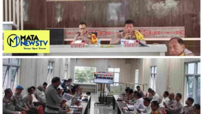 Polres Samosir Gelar Anev Gangguan Kamtibmas 2024: Fokus Penyelesaian Kasus dan Antisipasi Kejahatan