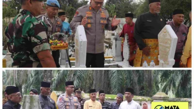Kapolres dan Forkopimda Langkat Ziarah Makam dalam Rangka Hari Jadi Kabupaten Langkat Ke-275