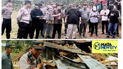 Eksekusi Lahan di Desa Maduma Berlangsung Lancar, Polres Samosir Beri Pengamanan Ketat