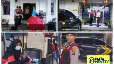 Polsek Indrapura Gelar Patroli Siang untuk Antisipasi Gangguan Kamtibmas di Wilayah Hukum Polres Batu Bara