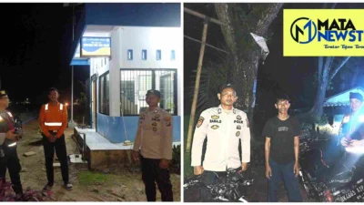 Patroli Malam Polsek Indrapura: Antisipasi 3C dan Gangguan Kamtibmas di Wilayah Hukum Polres Batu Bara