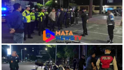 Polres Pematangsiantar Gelar KRYD Hingga Subuh, Dua Sepeda Motor Diamankan