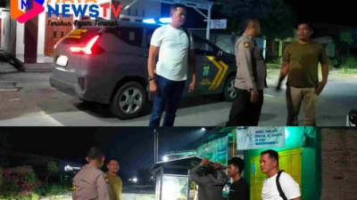 Polsek Indrapura Gelar Patroli Malam, Antisipasi Balap Liar, Begal, dan Tawuran
