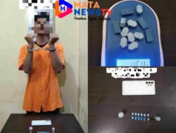 Sat Res Narkoba Polres Langkat Tangkap Pengedar Ekstasi di Kwala Begumit