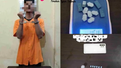Sat Res Narkoba Polres Langkat Tangkap Pengedar Ekstasi di Kwala Begumit