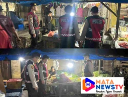 Polres Labuhanbatu Selatan Gelar Patroli Subuh di Pusat Pasar untuk Antisipasi 3C dan Premanisme