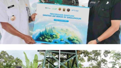 Pelindo Multi Terminal dan TNI AD Bangun Fasilitas Sanitasi Air Bersih untuk 297 Keluarga di Simalungun