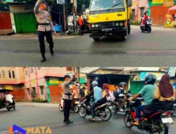 Polsek Indrapura Gelar Pengaturan Lalu Lintas Pagi Hari untuk Antisipasi Gangguan Kamtibmas dan Kemacetan