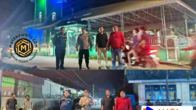 Patroli Malam Polsek Medang Deras Antisipasi Kejahatan dan Premanisme di Wilayah Hukum