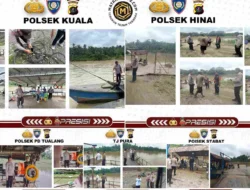 Polres Langkat Sosialisasikan Keselamatan Penyeberangan Getek kepada Masyarakat