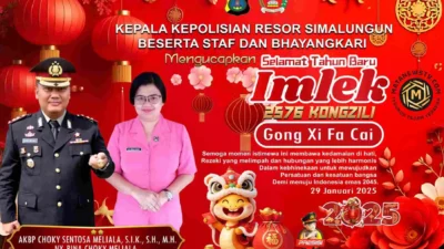 Kapolres Simalungun Ucapkan Selamat Tahun Baru Imlek 2576, Tegaskan Komitmen Jaga Kerukunan