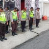 Personel Gabungan Polres Simalungun Siaga Amankan Arus Balik di Pos Yan-II Pantai Bebas Parapat