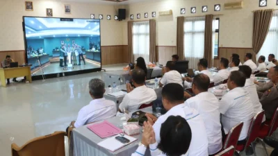 Kapolres Simalungun Ikuti Rakor Ketahanan Pangan untuk Program Penanaman Jagung 1 Juta Hektar