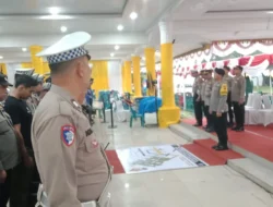 Polres Langkat Laksanakan Pengamanan Hut Langkat 275 di alun – alun T. Amir Hamzah