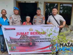 Polsek Perdagangan Gelar Kegiatan Jumat Barokah, Bantu Warga Kurang Mampu