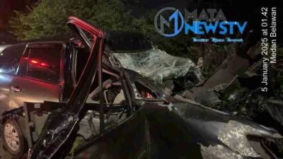 Waka Polres Pelabuhan Belawan Meninggal Dunia dalam Laka Lantas di Tol Belmera